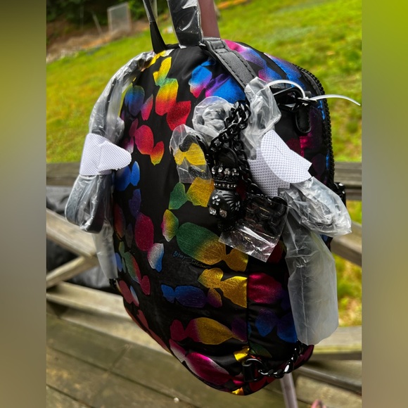 Betsey Johnson Puffey posey backpack - Picture 12 of 15